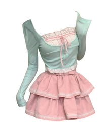 Shadowlass  -  Pastel Two Piece Outfit Set