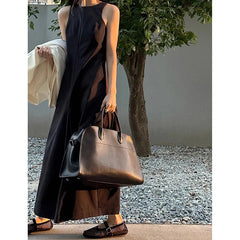 Shadowlass  -  Sleeveless Long Dress Elegant Solid Tank Top Backless Dress Party Dress Holiday Wear Summer