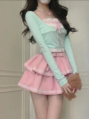 Shadowlass  -  Pastel Two Piece Outfit Set