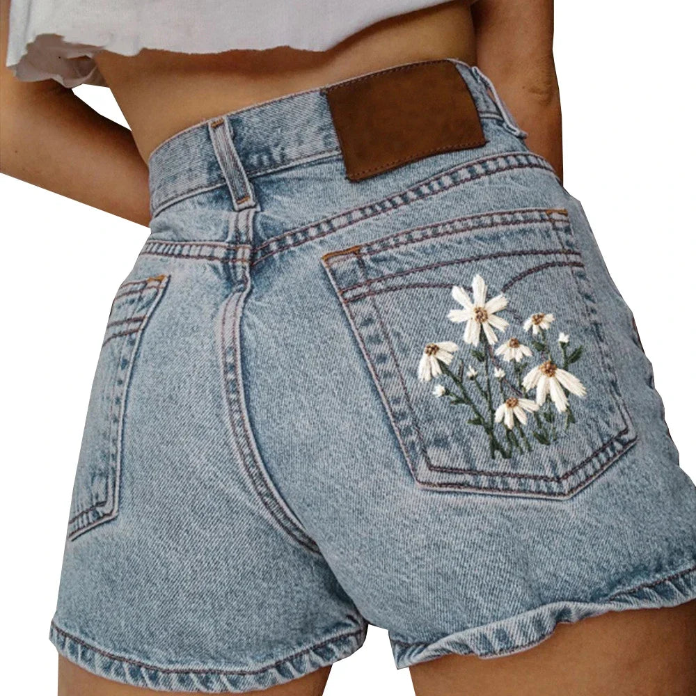 Shadowlass  -  Summer Casual Shorts Female High Waist Shorts Fashion Women's Denim Shorts Boyfriend Style Denim Shorts Women's Shorts Denim